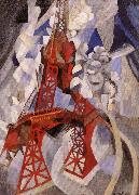 Delaunay, Robert Eiffel Tower or the Red Tower oil painting on canvas